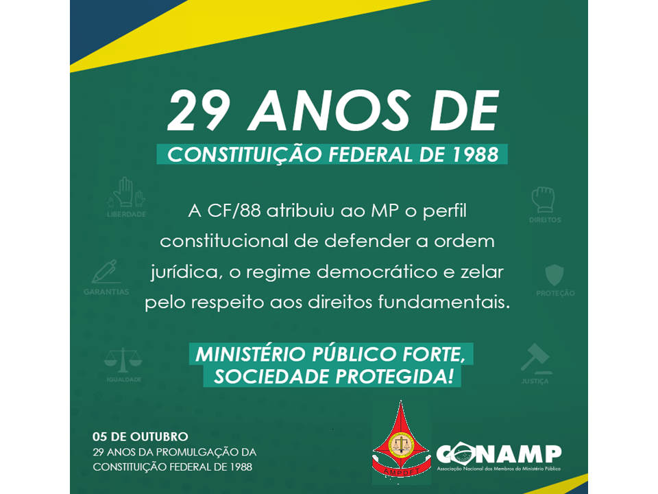 29 Anos de Constituição Federal de 1988