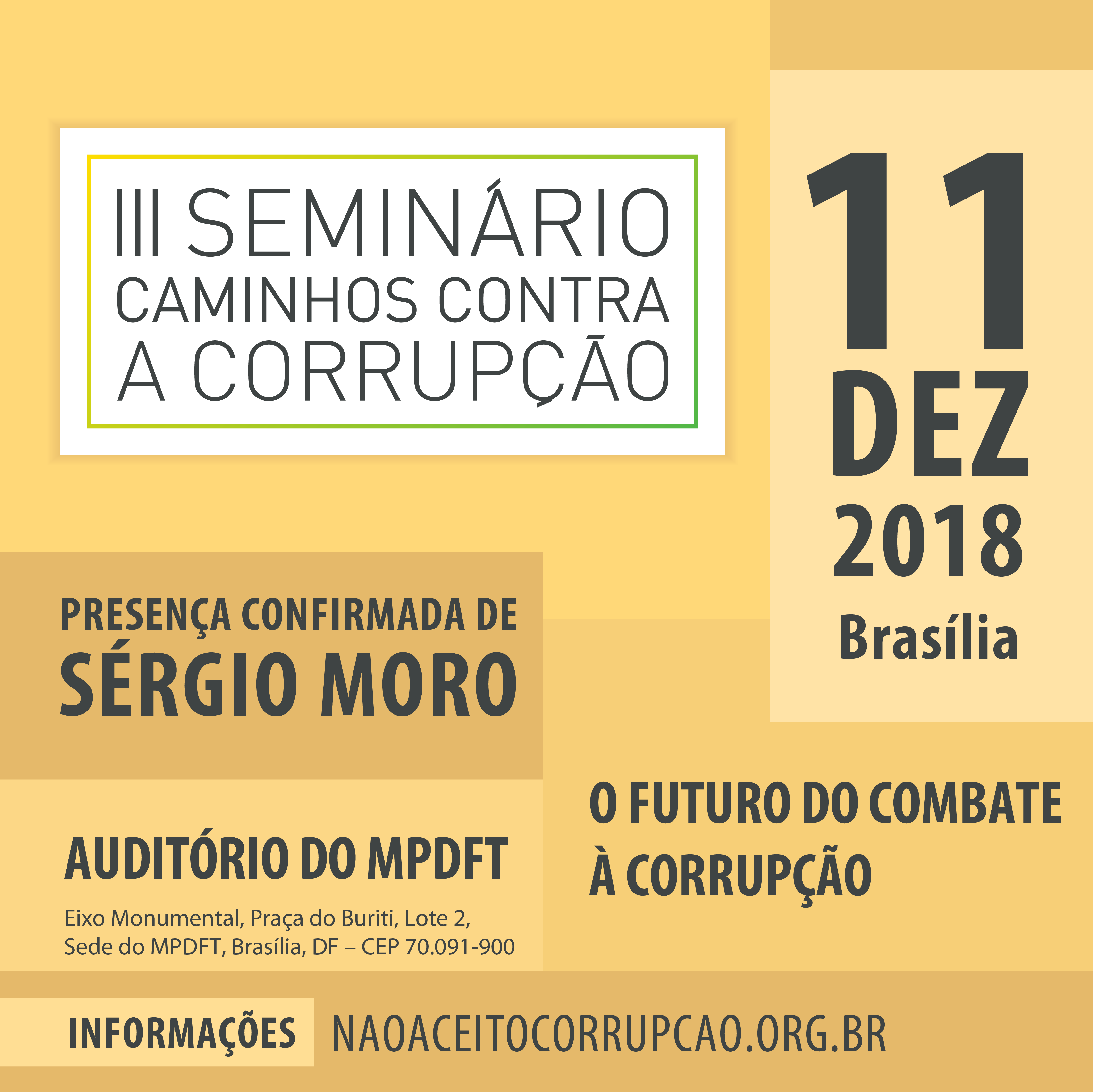 III Seminário Caminhos Contra a Corrupção